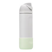 Owala mint silicone bottle boot on white freesip bottle