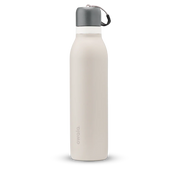 Owala beige freesip twist bottle 710ml with dark lid
