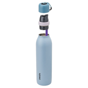 Owala blue freesip twist bottle 710ml with blue lid half off