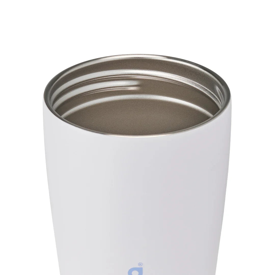 Owala smoothsip slider insulated stainless steel coffee cup 355ml blush pink base view without lid