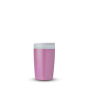 Owala smoothsip slider insulated stainless steel coffee cup 355ml purple base with light lid