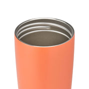 Owala smoothsip slider insulated stainless steel coffee cup 590ml orange  base without lid