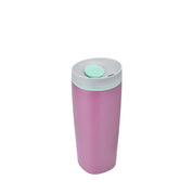 Owala smoothsip slider insulated stainless steel coffee cup 590ml purple base with light lid high view