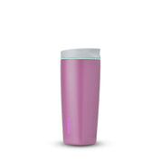 Owala smoothsip slider insulated stainless steel coffee cup 590ml purple base with light lid