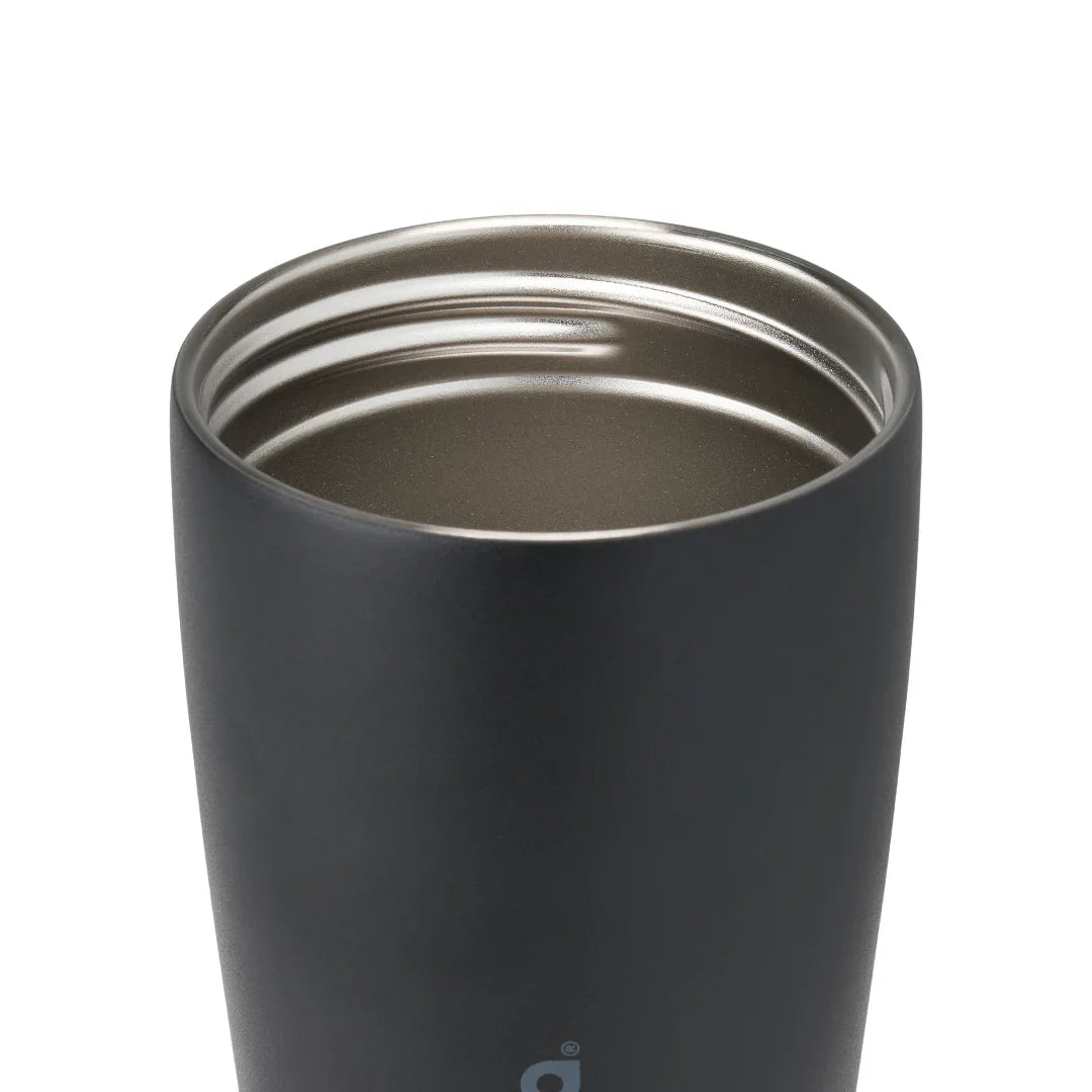 Owala smoothsip slider insulated stainless steel coffee cup 355ml black base without lid