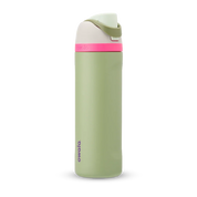 Owala freesip water bottle neo sage - green bottle with pink lid