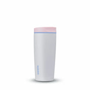 Owala smoothsip slider insulated stainless steel coffee cup 590ml blush pink base with light pink lid