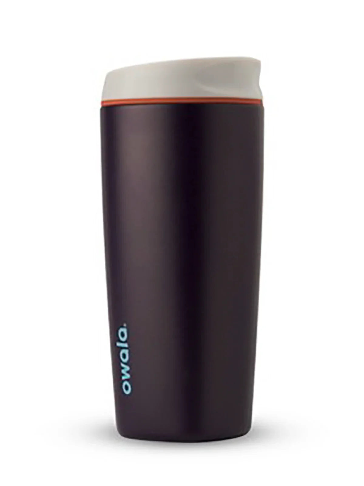 Owala smoothsip insulated stainless steel coffee cup dark base with light lid