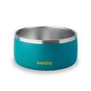 Owala stainless steel blue green pet bowl