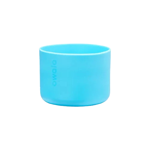 Owala blue silicone bottle boot