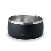 Owala stainless steel black pet bowl