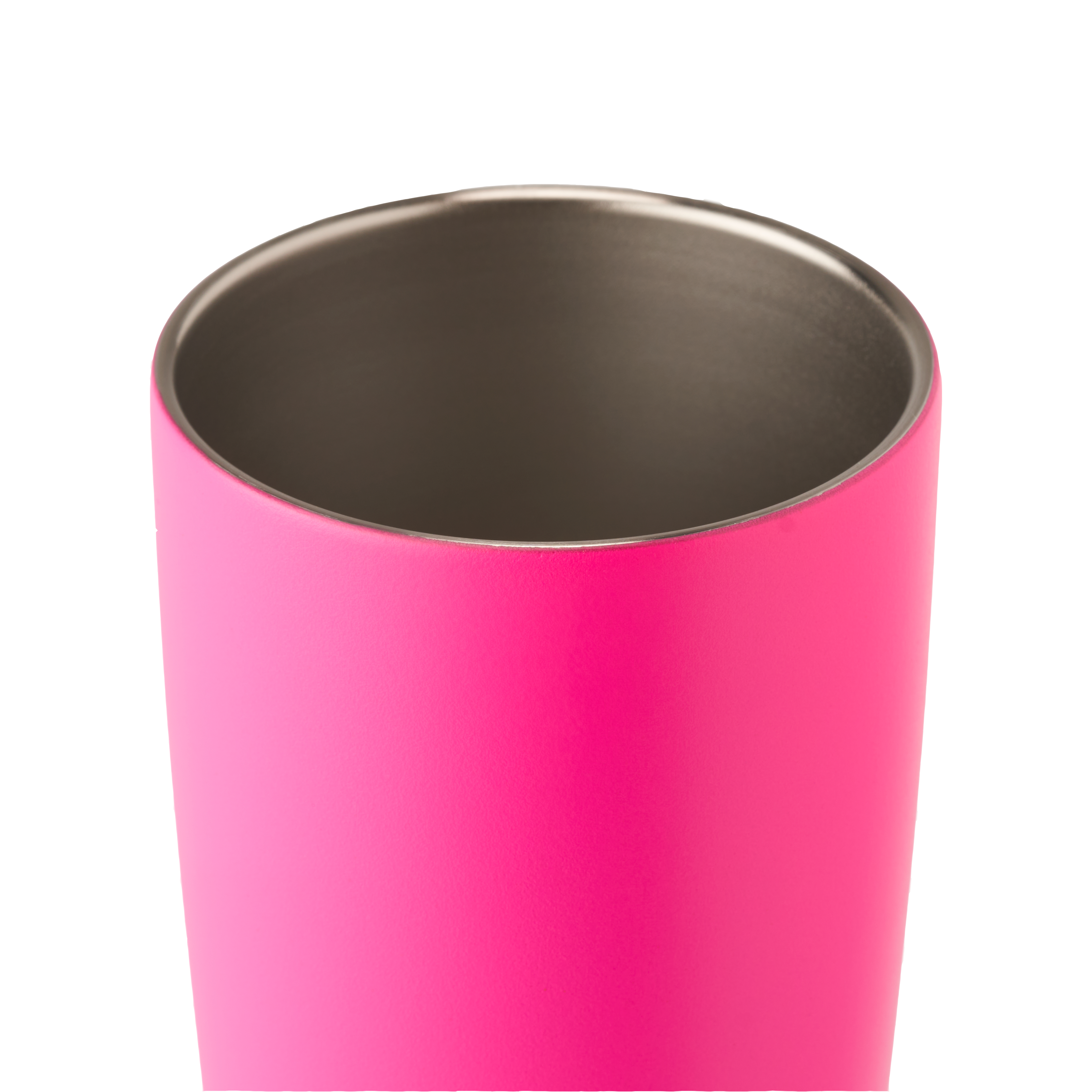 Owala smoothsip insulated stainless steel coffee cup pink base top down view