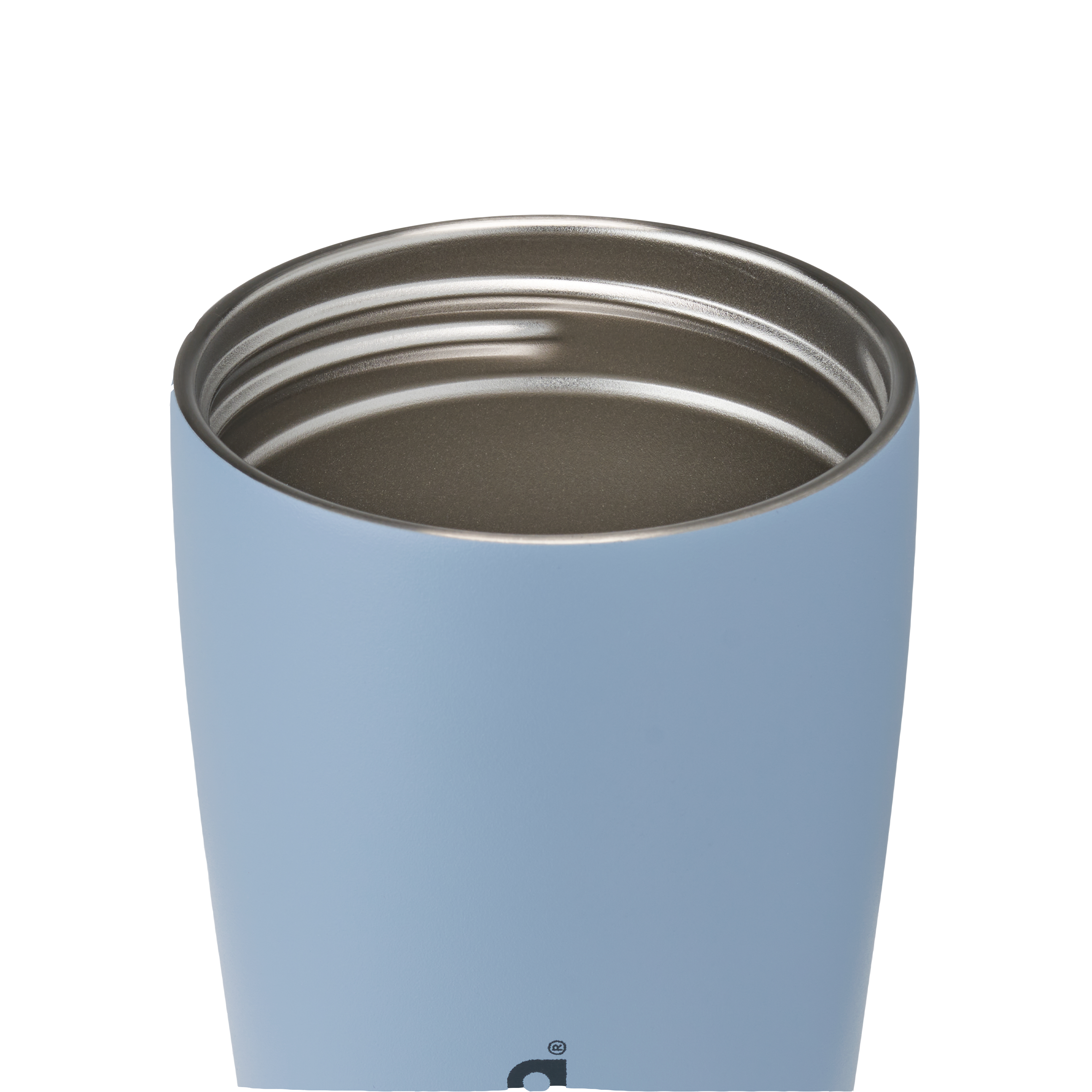 Owala smoothsip slider insulated stainless steel coffee cup 355ml light blue base without lid