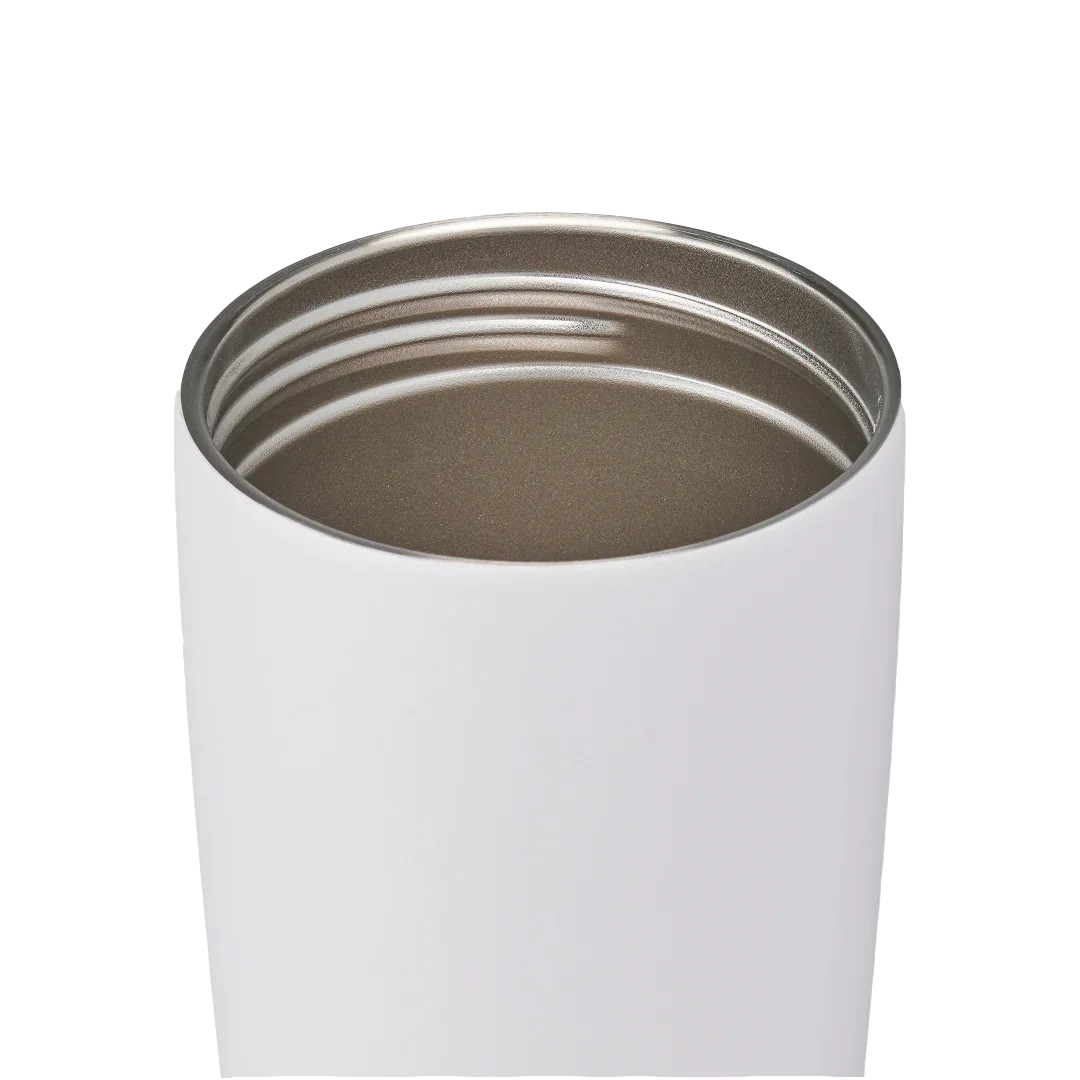 Owala smoothsip slider insulated stainless steel coffee cup 590ml blush pink base view without lid