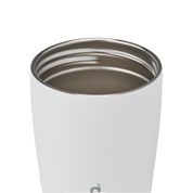 Owala smoothsip slider insulated stainless steel coffee cup 355ml white base without lid