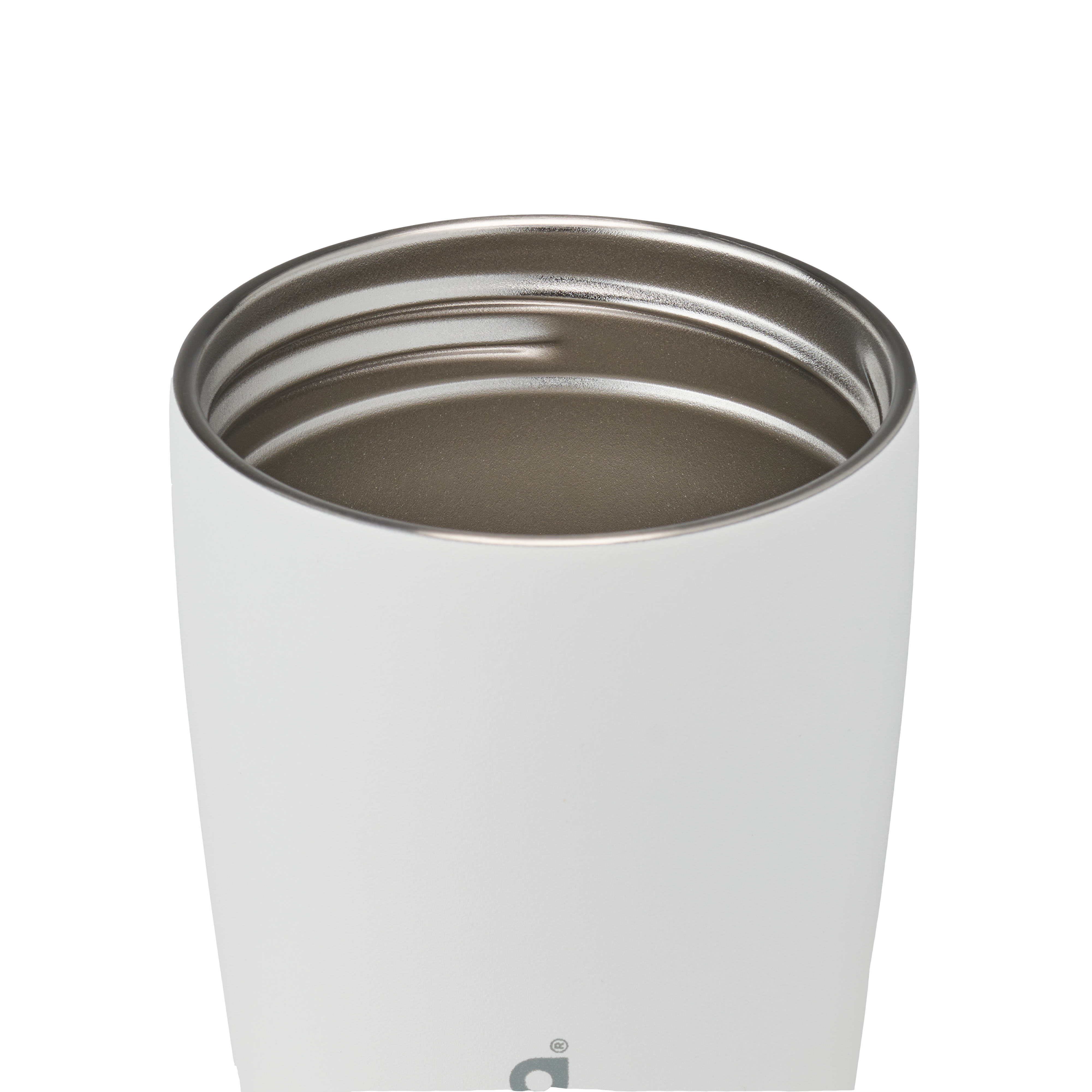 Owala smoothsip slider insulated stainless steel coffee cup 355ml white base without lid