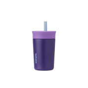 Owala kids stainless steel tumbler with silicone straw 355ml purple