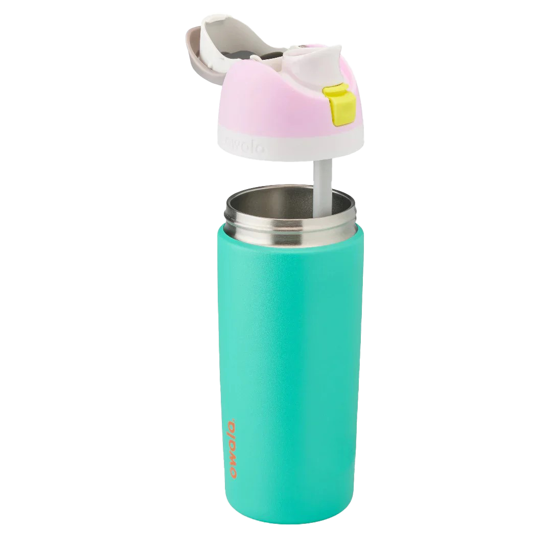 Owala kids freesip insulated water bottle 475ml bluey/green base light lid  half off 